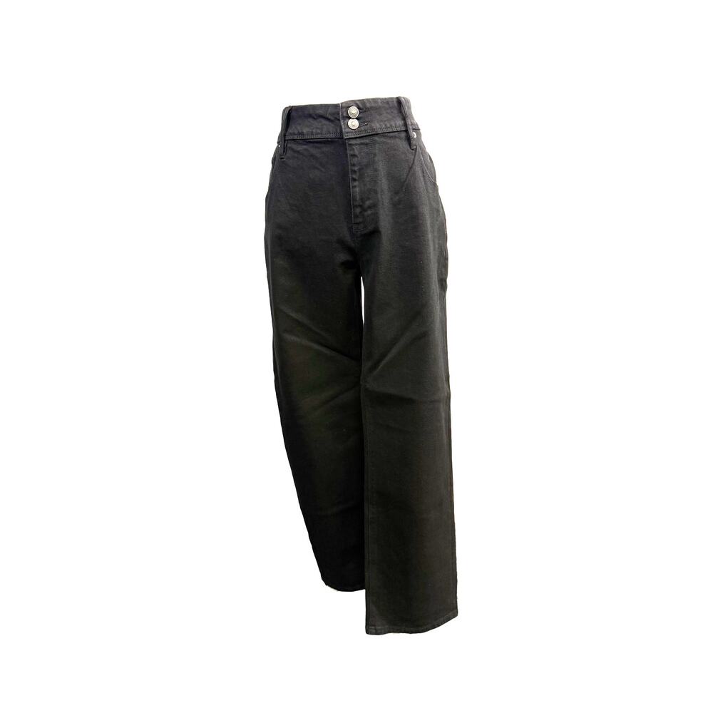 Hudson Los Angeles Black Straight leg jeans NWT, size 14, waist 34"